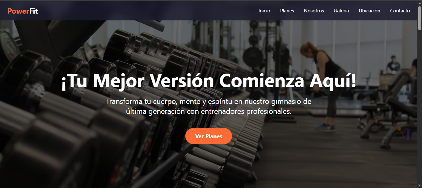 gym1 Landing Page "FitForge Gym"