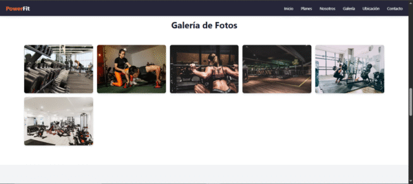 gym4 Landing Page "FitForge Gym"