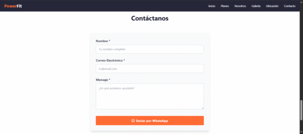 gym6 Landing Page "FitForge Gym"
