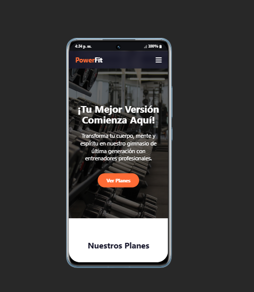 gym7 Landing Page "FitForge Gym"