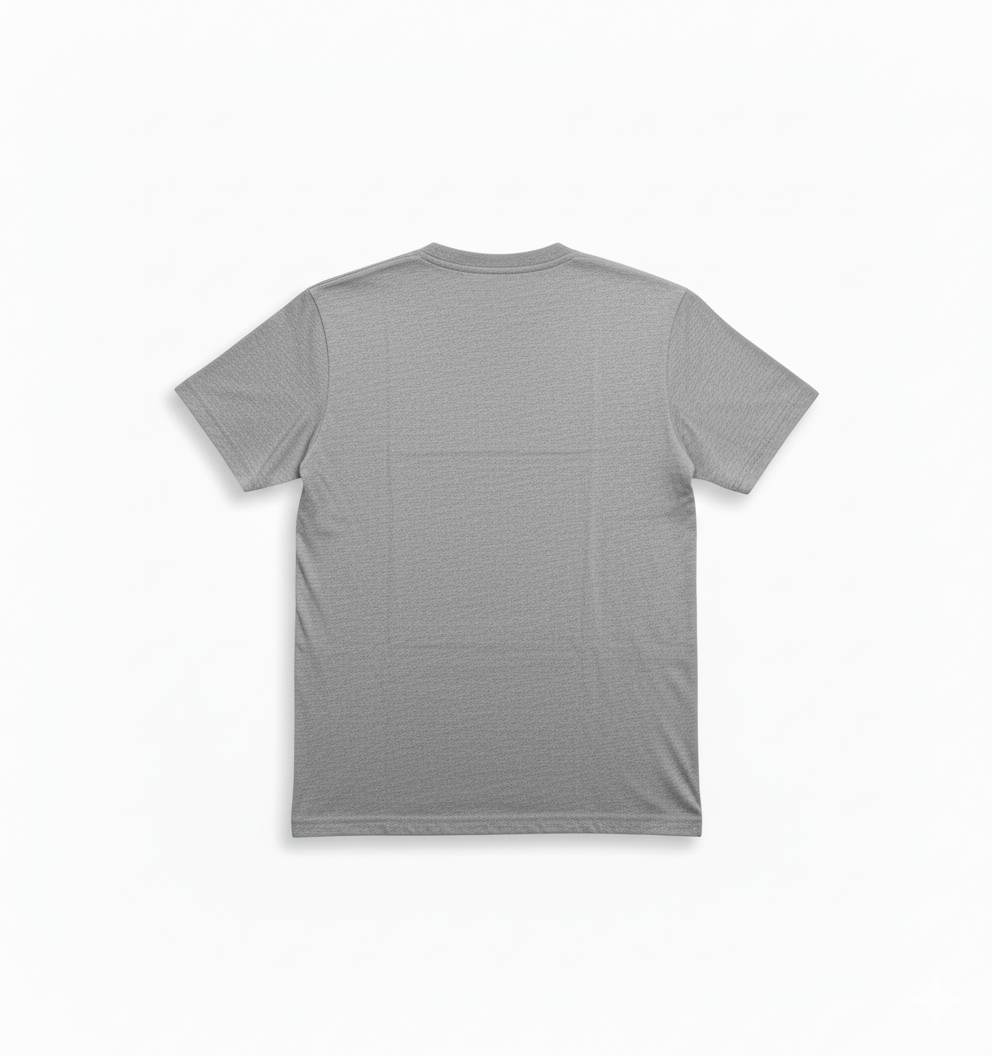 Camiseta Normal Gris Heather