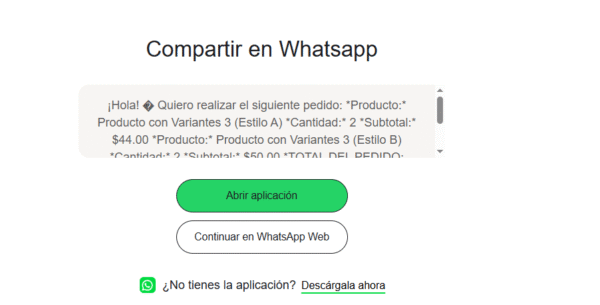 7 Script HTML/CSS/JS de Catálogo y Carrito con Pedidos a WhatsApp